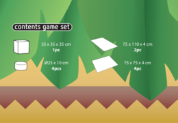 Zawartość zestawu do zabawy Softplay w tematyce Dżungla - Dinozaur do kupienia w JB