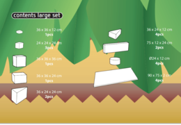 Kup zawartość zestawu Softplay Large w temacie Dżungla - Dino online