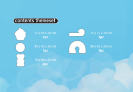 Zawartość zestawu tematycznego Softplay w tematyce słodyczy zamówić online w JB