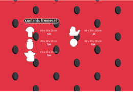 Zawartość zestawu tematycznego Softplay w tematyce Flaming - Hawaje zamówić online w JB