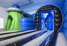 battle bunker component voor een inflatable park, gerealiseerd door jb inflatables