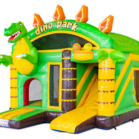 Zamów nadmuchiwany dmuchany zamek dino z wieloma pudełkami