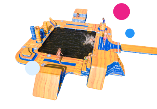 Opblaasbare Waterspelen kopen voor binnen en buiten water van JB Waterplay. Opblaasbare spellen voor zwembad en natuurwater van JB Inflatables