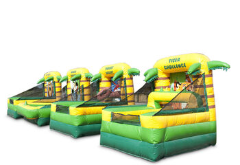 Na sprzedaż dmuchany set gier w klimacie dżungli do rzucania uderzania i celowania do urozmaiconej bezpiecznej zabawy dla kilku osób. Zamów online dmuchane atrakcje gry zespołowe w kompaktowej formie z szybką dostawą od firmy JB Dmuchańce