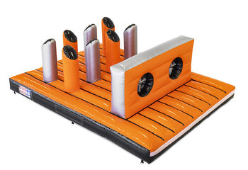 Zamów tor przeszkód Giga w temacie Bars Dodger Platform dla dzieci. Kup nadmuchiwane tory przeszkód online już teraz w JB Dmuchańce Polska