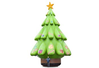 Kup 12 metrową przyciągającą wzrok dmuchaną choinkę z bombkami najlepszą świąteczną ozdobę zewnętrzną. Zamów wyjątkowe dmuchańce dmuchane atrakcje świąteczne jako zewnętrzna ozdoba do twojego sklepu tylko od JB Dmuchance