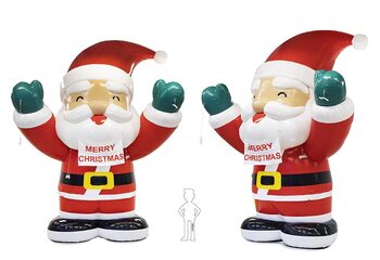  Kup przyciągającą wzrok dmuchaną postać świętego mikołaja o wysokości 7 metrów. Zamów wyjątkowe dmuchańce dmuchane atrakcje świąteczne jako zewnętrzna ozdoba do twojego sklepu tylko od JB Dmuchance