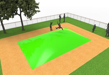 Kup standardową dmuchaną górę powietrzną w kolorze zielonym dla dzieci. Zamów nadmuchiwane góry powietrzne już teraz online w JB Dmuchańce Polska