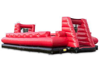 Kup mecz piłki nożnej na żywo z podłogą z unikalnym systemem przesuwnym. Zamów dmuchane piłkarzyki już teraz online w JB Inflatables Holandia