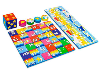 Kolorowy zestaw gier z tyłu Softplay w temacie jednorożca