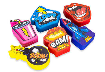 Zestaw Softplay w temacie komiksowych obrazków zwierząt