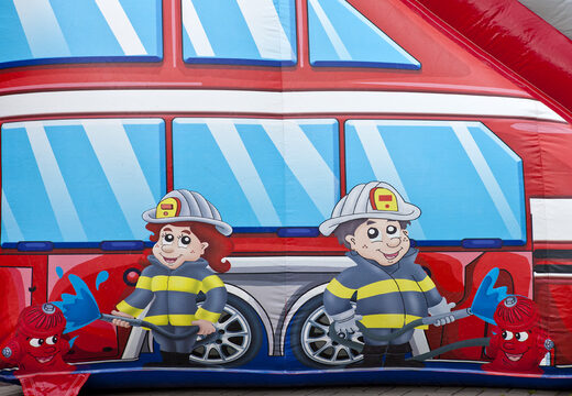 Opblaasbare glijbaan brandweer