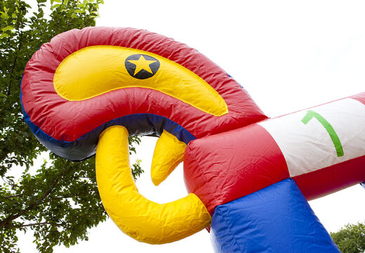 Do kupienia dmuchany tor bandy do zabawy w wyścigi konne dla dzieci. Zamów online duże dmuchane place zabaw na imprezy integracyjne od JB Dmuchance 