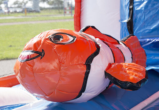 Zamów tor przeszkód Seaworld z obiektami 3D dla dzieci. Kup nadmuchiwane tory przeszkód online już teraz w JB Dmuchańce Polska