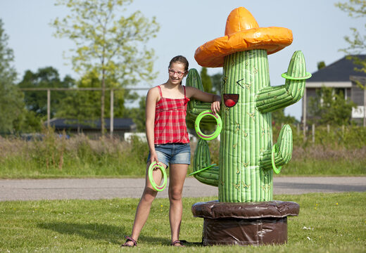  Do kupienia duży dmuchany kaktus z obręczami do rzucania i celowania. Zamów z dostawą wyjątkowe dmuchane gry dla dzieci i dorosłych z profesjonalnej firmy JB Dmuchance 