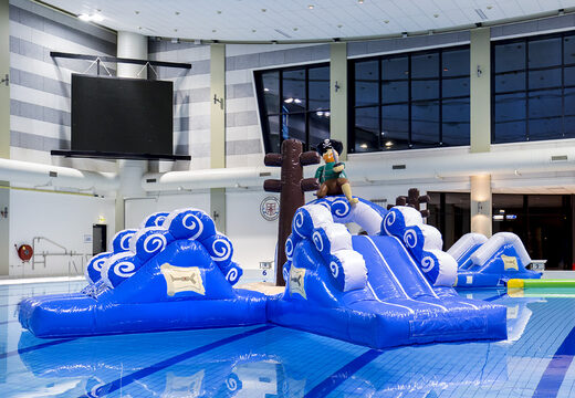 Zamów podwójny kurs szturmowy dla piratów dla młodych i starszych. Kup nadmuchiwany basen z przeszkodami online w JB Dmuchańce Polska