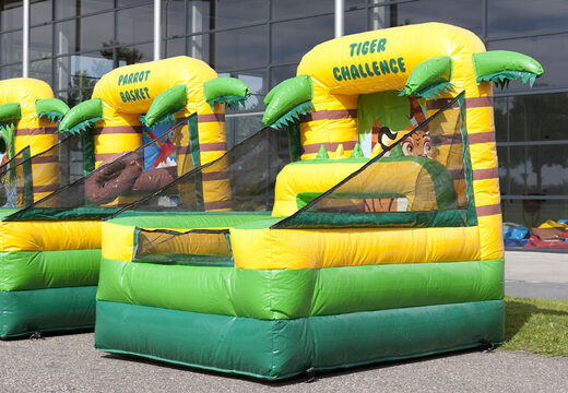 Na sprzedaż dmuchany set gier w klimacie dżungli do rzucania uderzania i celowania do urozmaiconej bezpiecznej zabawy dla kilku osób. Zamów online dmuchane atrakcje gry zespołowe w kompaktowej formie z szybką dostawą od firmy JB Dmuchańce