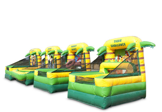 Na sprzedaż dmuchany set gier w klimacie dżungli do rzucania uderzania i celowania do urozmaiconej bezpiecznej zabawy dla kilku osób. Zamów online dmuchane atrakcje gry zespołowe w kompaktowej formie z szybką dostawą od firmy JB Dmuchańce