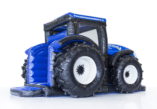 Zamów wykonane na zamówienie dmuchane zamki do traktorów New Holland przez Internet w JB Dmuchańce Polska; specjalista od nadmuchiwanych artykułów reklamowych, takich jak niestandardowe dmuchane zamki na wymiar