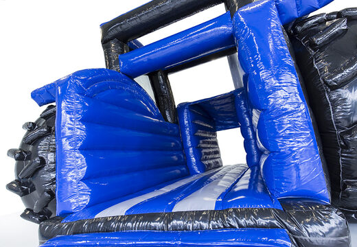 Muchane zamki na wymiar New Holland są idealne na imprezy sportowe. Zamów spersonalizowany dmuchane zamki do skakania na zamówienie w JB Dmuchańce Polska 