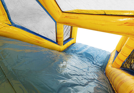 Kup modułowy 19-metrowy tor przeszkód z motywem marmuru z dopasowanymi obiektami 3D dla dzieci. Zamów nadmuchiwane tory przeszkód już teraz online w JB Dmuchańce Polska