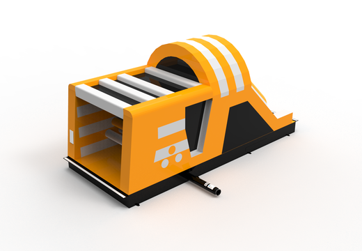 Zamów gigantyczny tor przeszkód Roll Slide z przeszkodami dla dzieci. Kup nadmuchiwane tory przeszkód online już teraz w JB Dmuchańce Polska