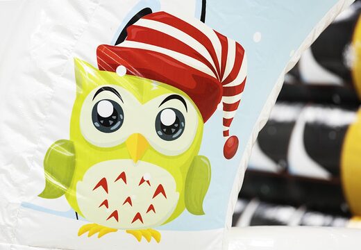 Do kupienia domek dmuchana chatka świętego mikołaja, z wnętrzem do dowolnej aranżacji.Zamów online dmuchane obiekty dekoracyjne od producenta JB Dmuchance