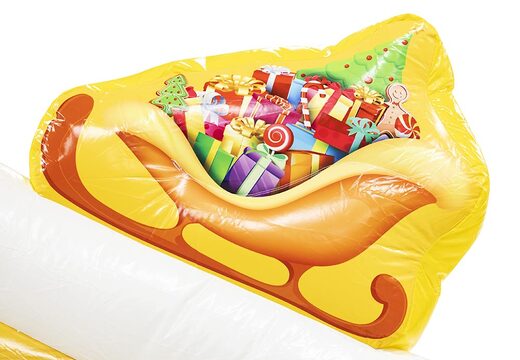 Do kupienia domek dmuchana chatka świętego mikołaja, z wnętrzem do dowolnej aranżacji.Zamów online dmuchane obiekty dekoracyjne od producenta JB Dmuchance