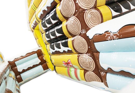 Do kupienia domek dmuchana chatka świętego mikołaja, z wnętrzem do dowolnej aranżacji.Zamów online dmuchane obiekty dekoracyjne od producenta JB Dmuchance