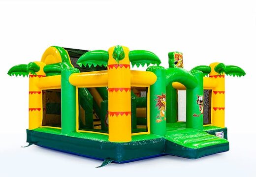 Kup Inflatable Boss Slidebox jungle theme dmuchany zamek ze zjeżdżalnią dla dzieci. Zamów dmuchane zamki online w JB Dmuchańce Polska