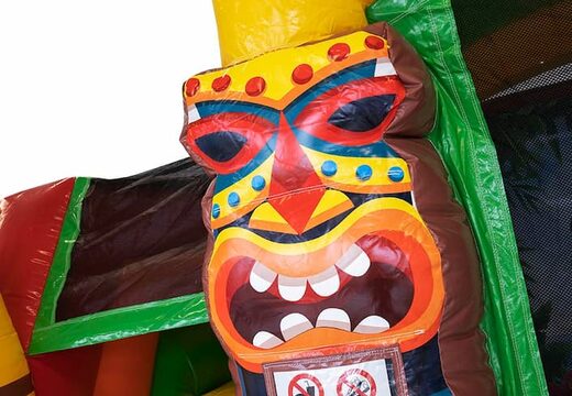 Zamów w JB Dmuchańce Polska nadmuchiwany nadmuchiwany zamek do skakania z motywem Hawajów dla dzieci. Kup dmuchane zamki online w JB Dmuchańce Polska