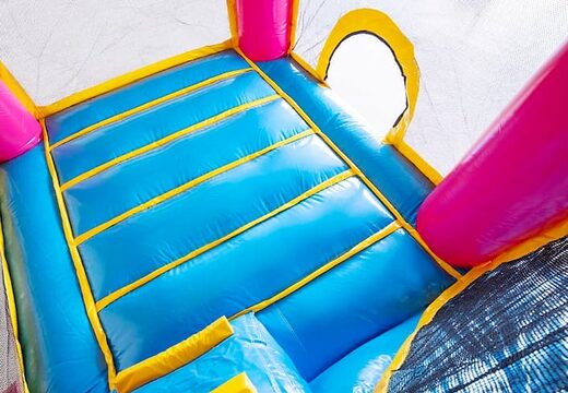 Kup nadmuchiwany zamek Multi Splash Bounce Jednorożec z basenem i różowym jednorożcem tecza dla dzieci. Najlepsze dmuchańce w Europie w JB Dmuchance