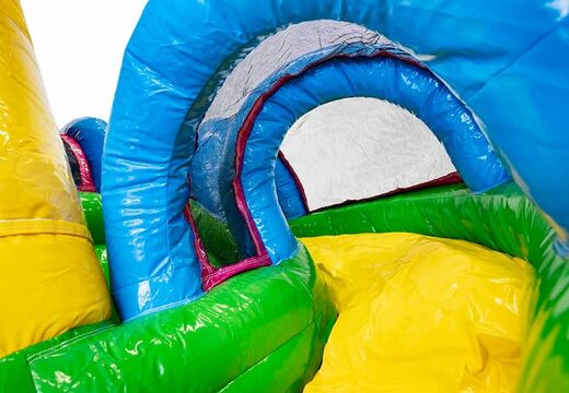 Zamów mini dmuchany ze zjeżdżalnią dmuchany zamek w kształcie flaminga ze zjeżdżalnią dla dzieci. Kup dmuchane zamki do skakania online w JB Dmuchańce Polska