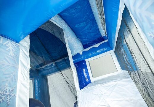 Na sprzedaż wielozadaniowy dmuchany plac zabaw ze zjeżdżalnią w klimacie krainy lodu dla dzieci.  Zamów trwałe skakańce online w JB Dmuchance