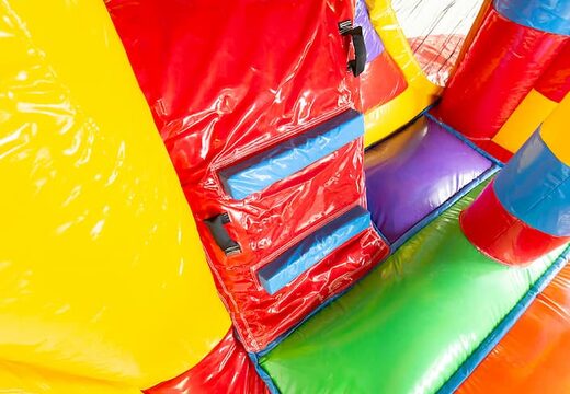 Zamów dmuchany zamek w motywie Lego ze zjeżdżalnią dla dzieci. Kup dmuchane zamki online w JB Dmuchańce Polska