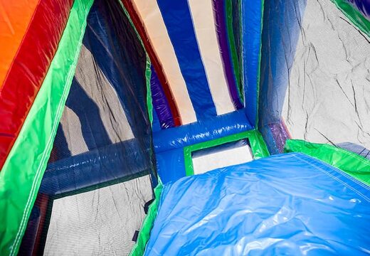 Kup mały dmuchany zamek w motywie jednorożca ze zjeżdżalnią dla dzieci. Zamów nadmuchiwane dmuchane zamki online w JB Dmuchańce Polska