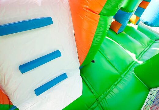 Wielofunkcyjny bramkarz ze zjeżdżalnią, zabawnymi obiektami na powierzchni do skakania i efektownymi obiektami 3D dla dzieci. Zamów nadmuchiwane leżaczki online w JB Dmuchańce Polska