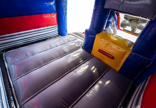 Kup dmuchaną zjeżdżalnię combo formuła 1 dla dzieci. Dmuchane zamki ze zjeżdżalnią na sprzedaż w JB Dmuchańce Polska