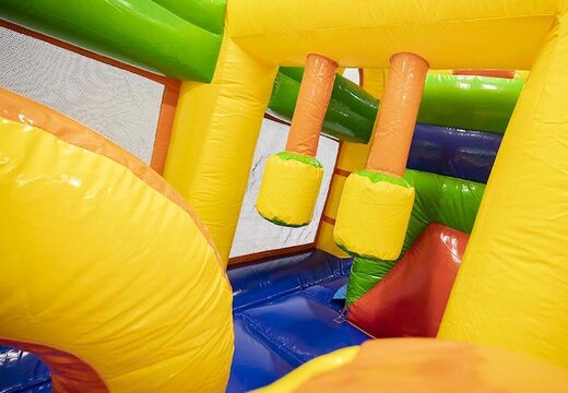 Zamów nadmuchiwany zamek do skakania z motywem lwa dla dzieci