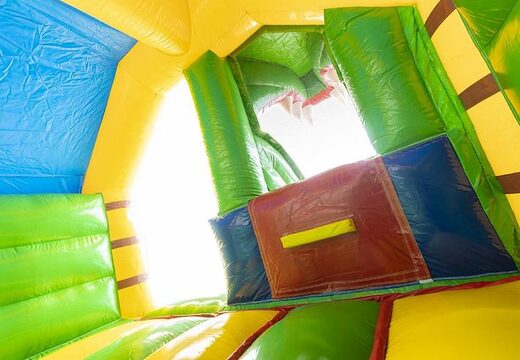 Kup dmuchany dmuchany zamek ze zjeżdżalnią w kształcie krokodyla dla dzieci