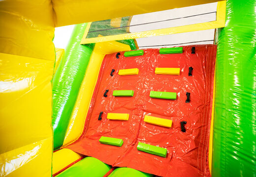 Zamów 13 metrowy nadmuchiwany tor przeszkód z motywem Dżungla dla dzieci. Kup nadmuchiwane tory przeszkód online już teraz w JB Dmuchańce Polska