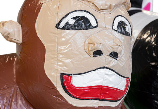 Na sprzedaż nadmuchiwany dmuchany zamek Mini Multiplay w motywie Jungle dla dzieci. Zamów teraz dmuchane zamki do skakania w JB Dmuchańce Polska