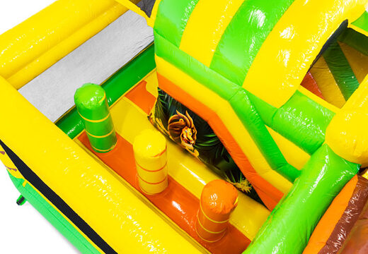 Zamów dmuchany zamek Mini Multiplay z motywem Lwa dla dzieci. Kup dmuchane zamki do skakania w JB Dmuchańce Polska