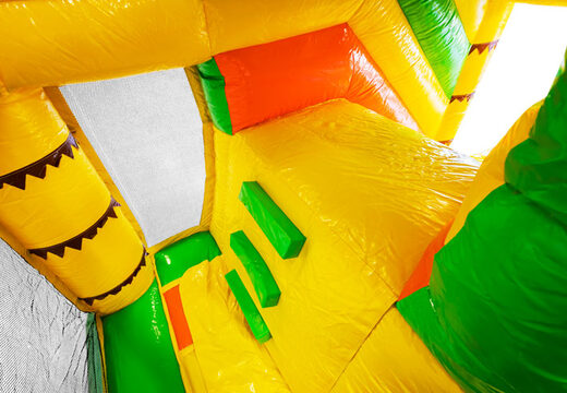 Zamów dmuchany zamek Mini Multiplay Lion dla dzieci. Nadmuchiwane bramkarze na sprzedaż w JB Dmuchańce Polska