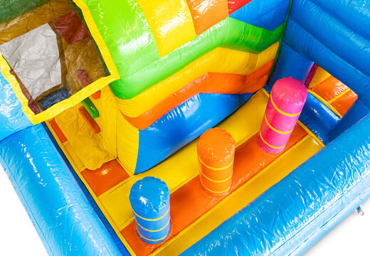 Kup nadmuchiwany dmuchany zamek Mini Multiplay Unicorn dla swoich dzieci. Zamów nadmuchiwane bramkarze w JB Dmuchańce Polska