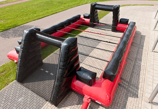 Kup sportowe nadmuchiwane czarne czerwone piłkarzyki z wyjątkowym pokładem.