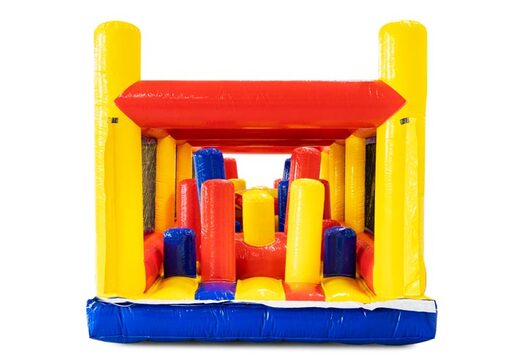 Modułowy tor przeszkód z kolumnami i otworem do pełzania