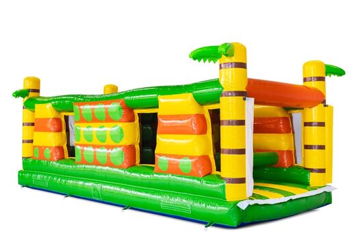 Moduł toru przeszkód Gate Dodger z motywem palm i dżungli