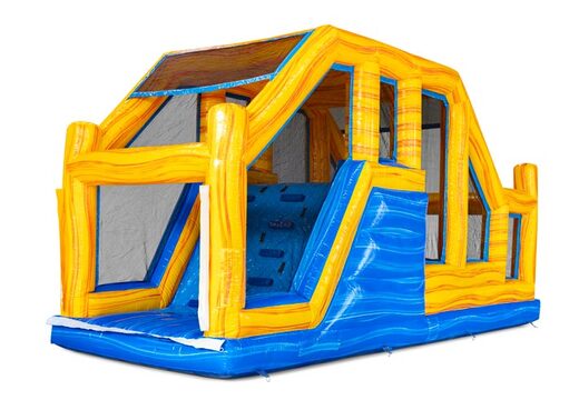 Moduł base jump w modułowym torze przeszkód w temacie marmuru