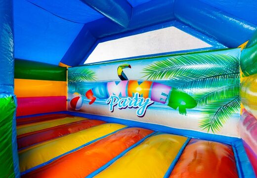 Kup nadmuchiwany zamek Slide Combo Dubbelslide z motywem Summer Party online w JB